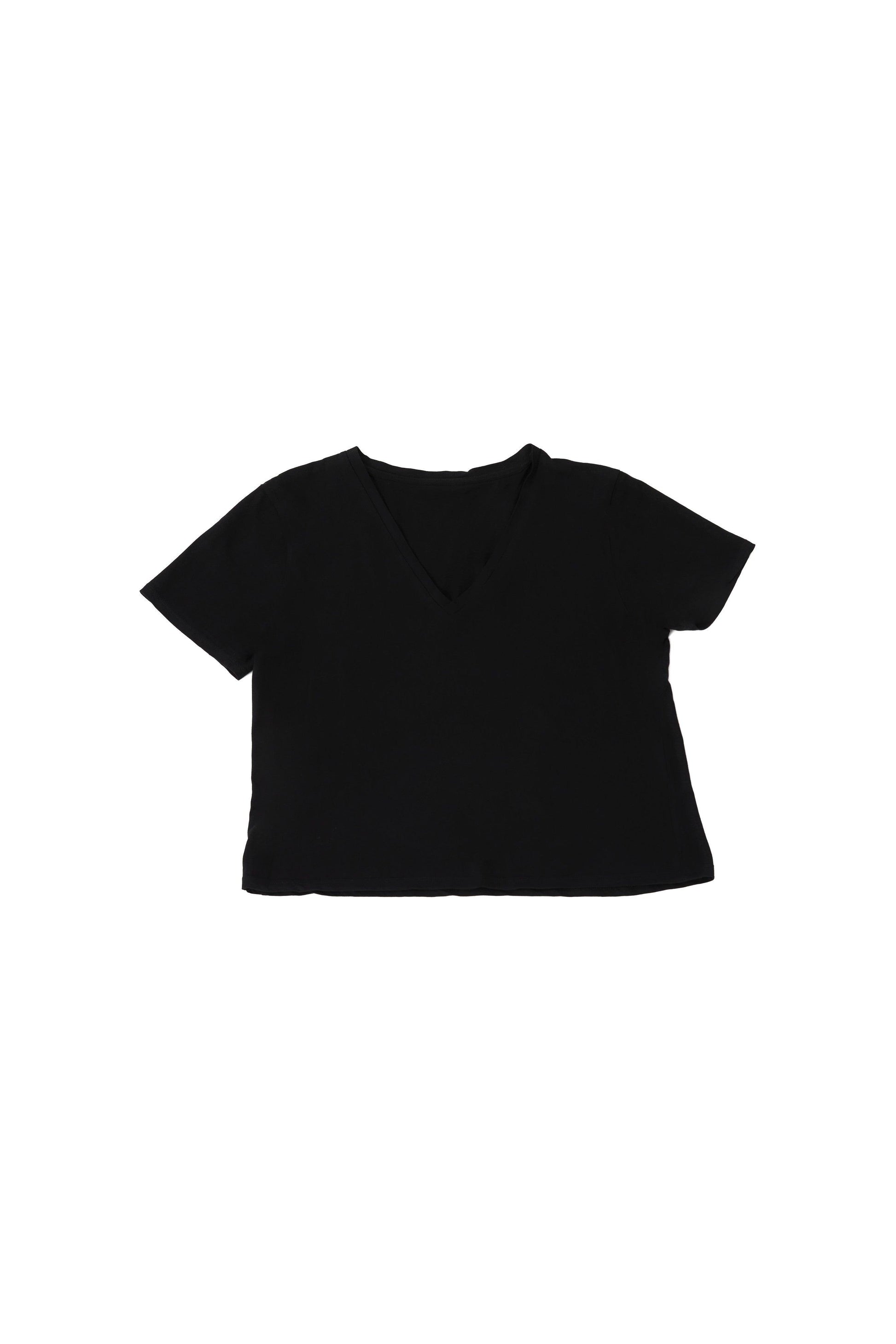 BASIC T V-NECK SHIRT - INK II